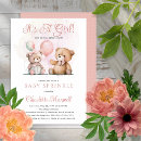 Search for dress baby girl shower invitations It's a girl