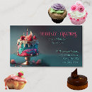 Search for cake bakery business cards Whimsical