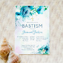 Search for teal christening invitations Blue