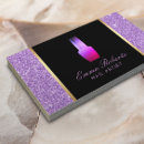Search for purple glitter business cards Modern