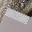 Search for pink and gold return address labels Bride