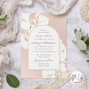 Search for floral botanical flowers orchid wedding invitations Modern