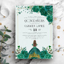 Search for emerald green quinceanera invitations Miss quince mexican
