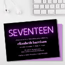 Search for 17 year old birthday invitations Trendy