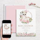 Search for llama baby shower invitations Botanical