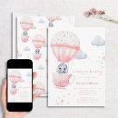 Search for pink elephant invitations Mother to be