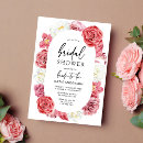 Search for dusty pink bridal shower invitations Rose