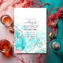 Search for gold and coral wedding invitations Watercolor