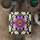 Search for flower stained glass tiles Nature