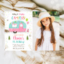 Search for happy camper invitations Camping party