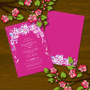 Search for fuchsia and gold wedding invitations Flowers