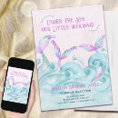 Search for little mermaid birthday invitations Girl