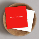 Search for bright red business cards Beauty