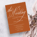 Search for burnt orange wedding invitations Budget