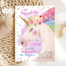 Search for unicorns invitations Unicorn party