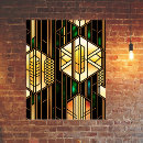 Search for deco stained glass art Yellow