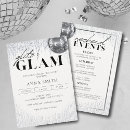 Search for glitz and glamour invitations bridal shower