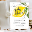 Search for lemon shower invitations Main squeeze