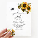 Search for sunflower graduation invitations Elegant