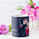 Search for blue rose mugs Bridesmaid