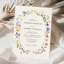 Search for summer garden wedding invitations Elegant modern floral