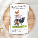 Search for farm veterinarian business cards Farmer