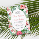 Search for pink hibiscus invitations Floral