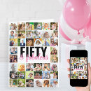 Search for 51 postcards 50th birthday