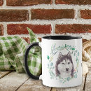 Search for alaskan husky mugs Watercolor