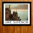 Search for vintage lake superior posters Great lakes