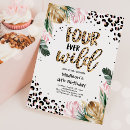 Search for four ever wild birthday invitations Safari