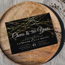 Search for black light wedding invitations Black and gold