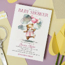 Search for pink dress baby shower invitations Whimsical