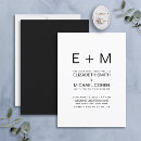 Search for modern monogram wedding invitations Chic