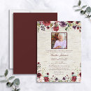Search for rustic memorial service invitations Remembrance