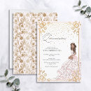 Search for glam quinceanera invitations Girly