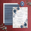 Search for navy blue and blush pink wedding invitations Watercolor