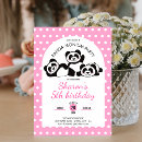 Search for cartoon panda birthday invitations Kids