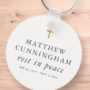 Search for rest in peace key rings Memorial