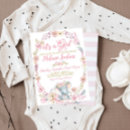 Search for elephant baby girl shower invitations Boho