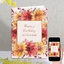 Search for autumn cards Fall floral