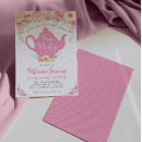 Search for baby sprinkle tea party invitations Pink