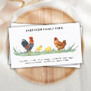Search for chicken poultry business cards Watercolor