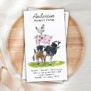 Search for farm animal business cards Cow