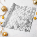 Search for diamond pattern wrapping paper Silver