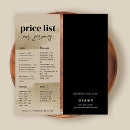 Search for price lists Black