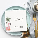 Search for beach wedding napkins Couple
