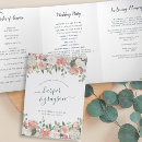 Search for memorial on wedding programs Order of service