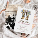 Search for cow bridal shower invitations Spring summer fall