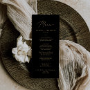Search for black and gold menus Modern rehearsal dinner